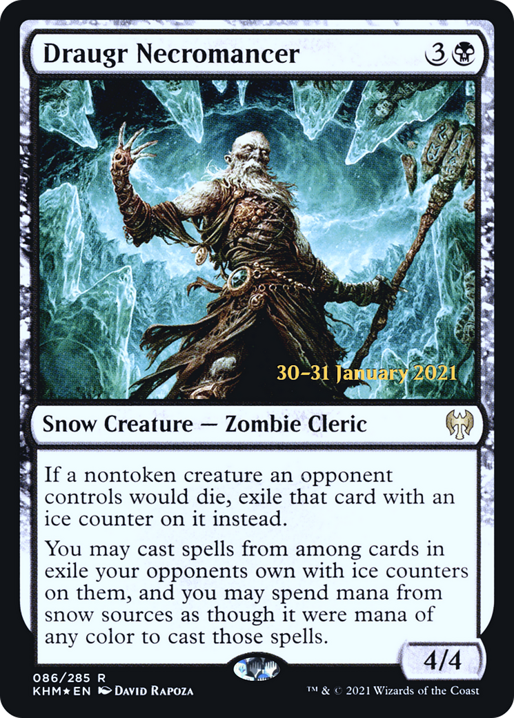 Draugr Nécromancien (PKHM-86S) - Kaldheim Promos : (neige) Foil