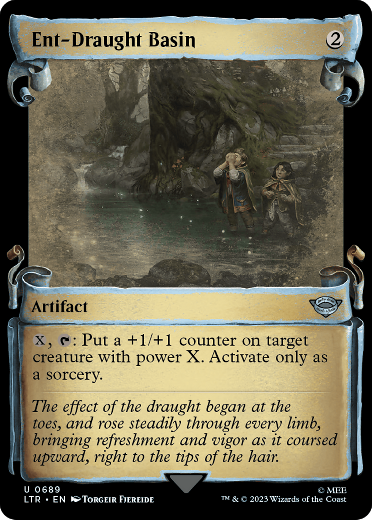 Ent-Draught Basin (Showcase Scrolls) (LTR-689) - The Lord of the Rings: Tales of Middle-earth: (Showcase) Foil