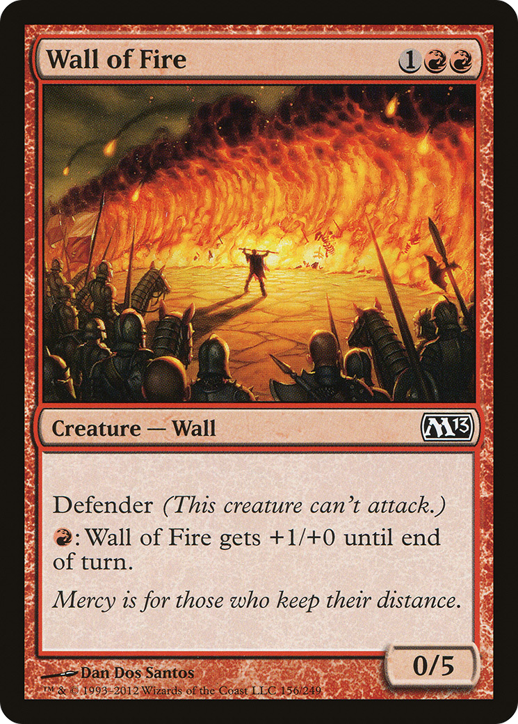 Wall of Fire (M13-156) - Magic 2013