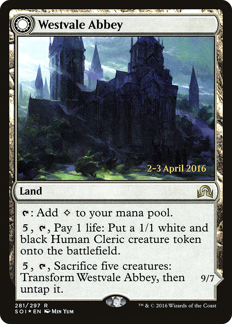 Abbaye de Westvale // Ormendahl, Prince Profane (PSOI-281S) - Promos Shadows over Innistrad : (Transformation Double Face) Foil