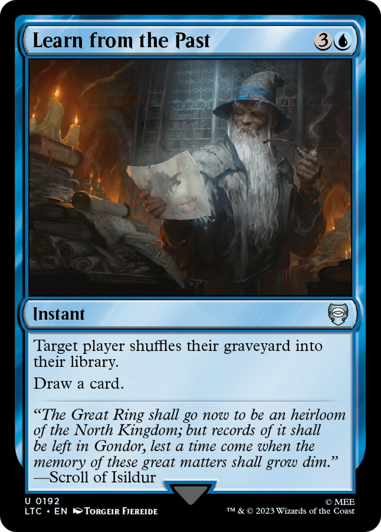 Learn from the Past (LTC-192) - Tales of Middle-earth Commander