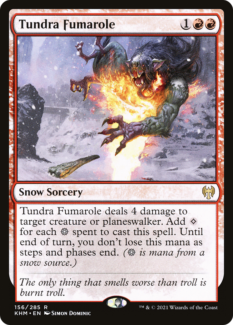 Fumarole de la toundra (KHM-156) - Kaldheim : (neige) Foil