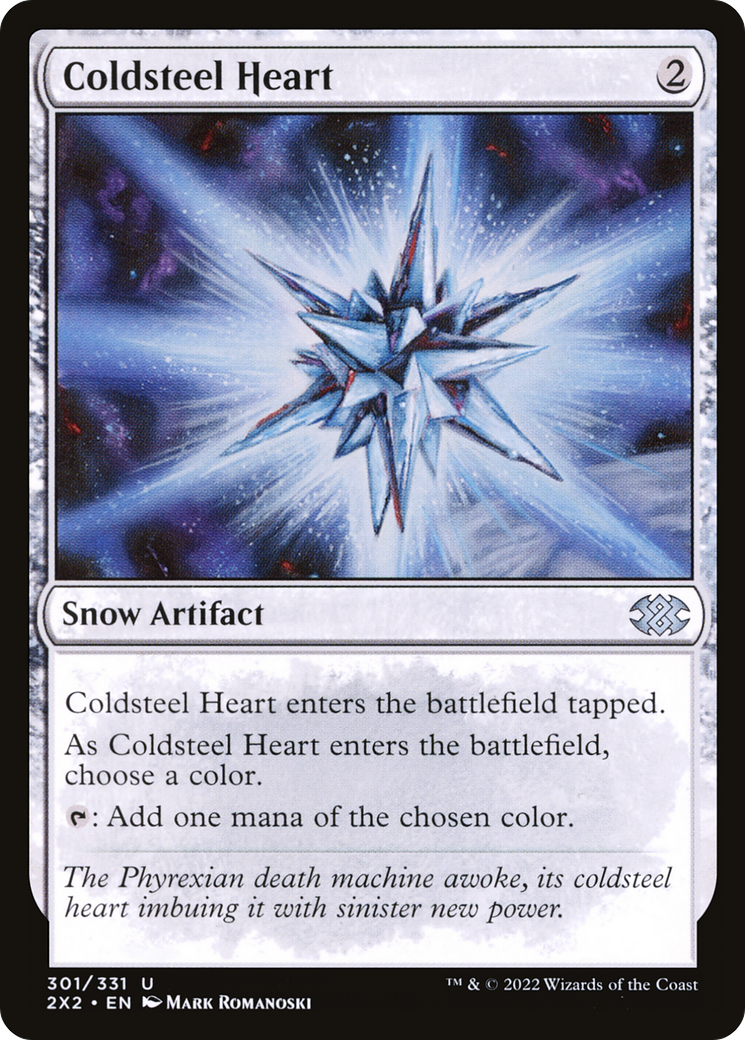 Coldsteel Heart (2X2-301) - Double Masters 2022 : (neige) Foil
