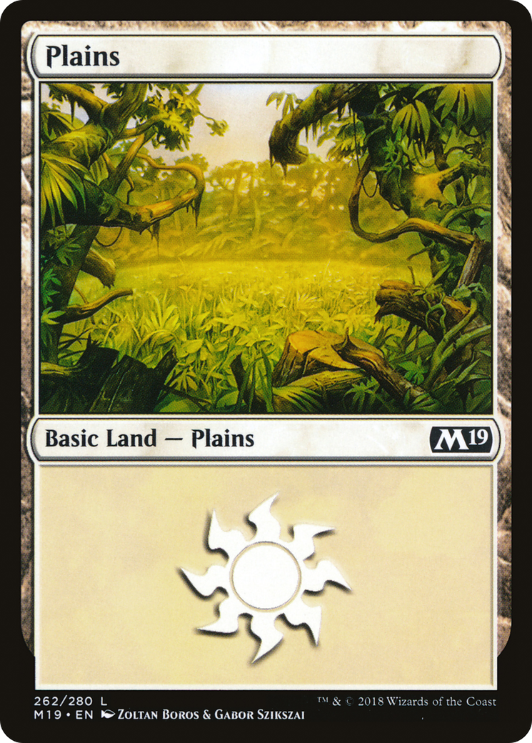 Plains (262) (M19-262) - Core Set 2019 Foil