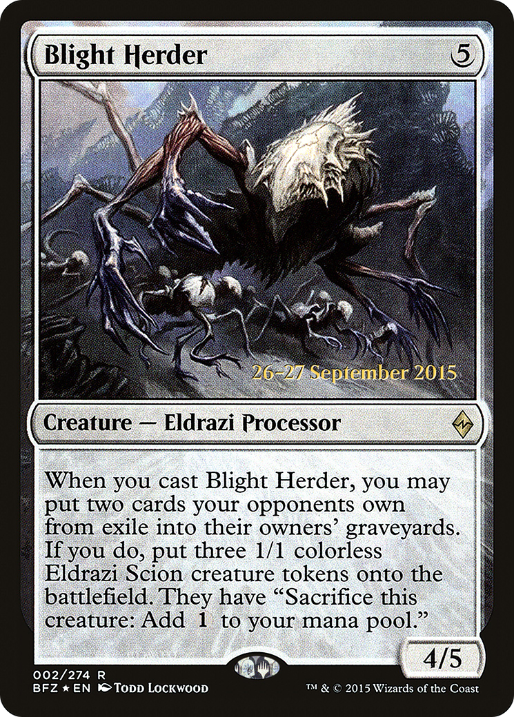 Blight Herder (PBFZ-02S) - Promotions de Bataille pour Zendikar