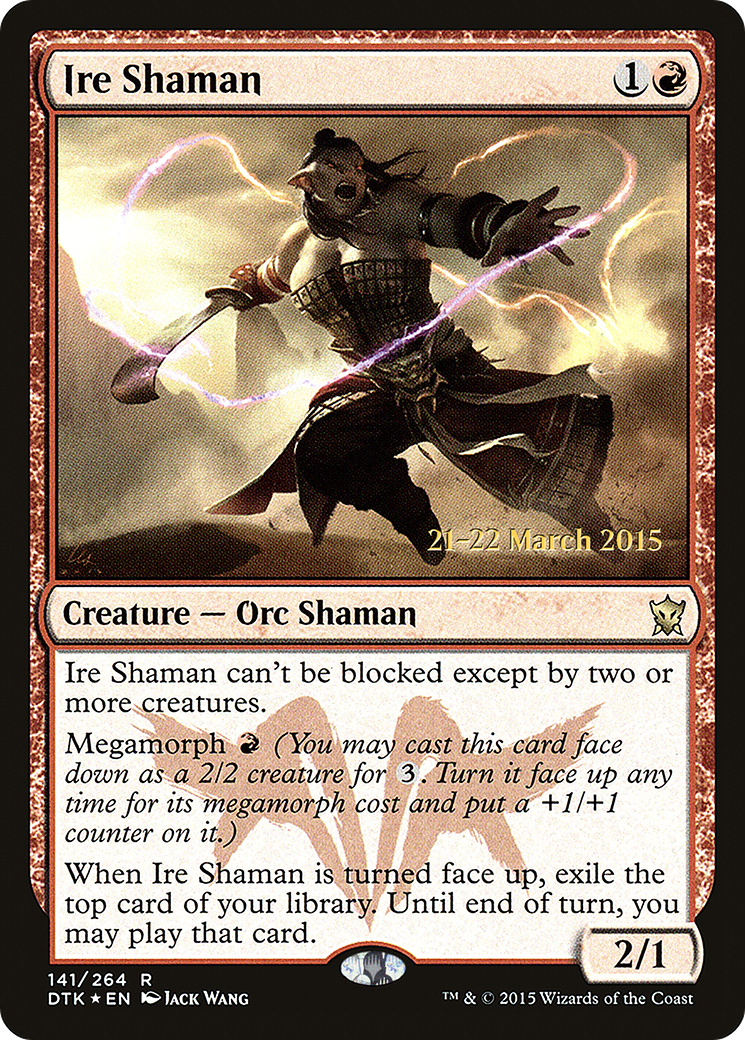 Ire Shaman (PDTK-141S) - Dragons de Tarkir Promos Foil