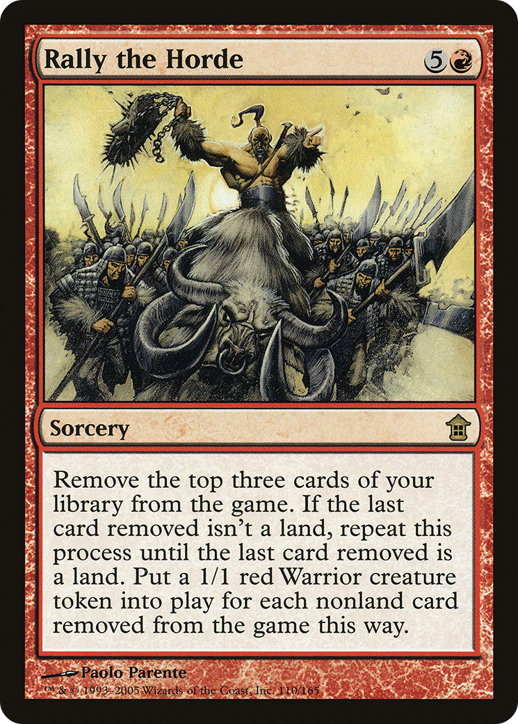 Rally the Horde (SOK-110) - Saviors of Kamigawa Foil