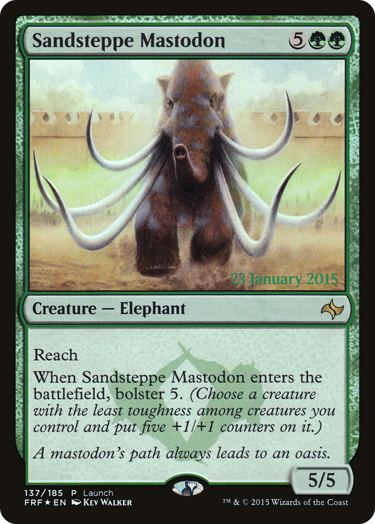 Sandsteppe Mastodon (LARP-137) - Fate Reforged Promos Foil