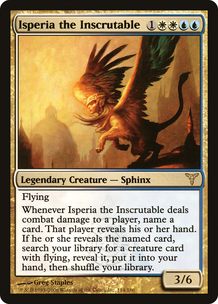 Isperia l'Insondable (DIS-114) - Dissension Foil