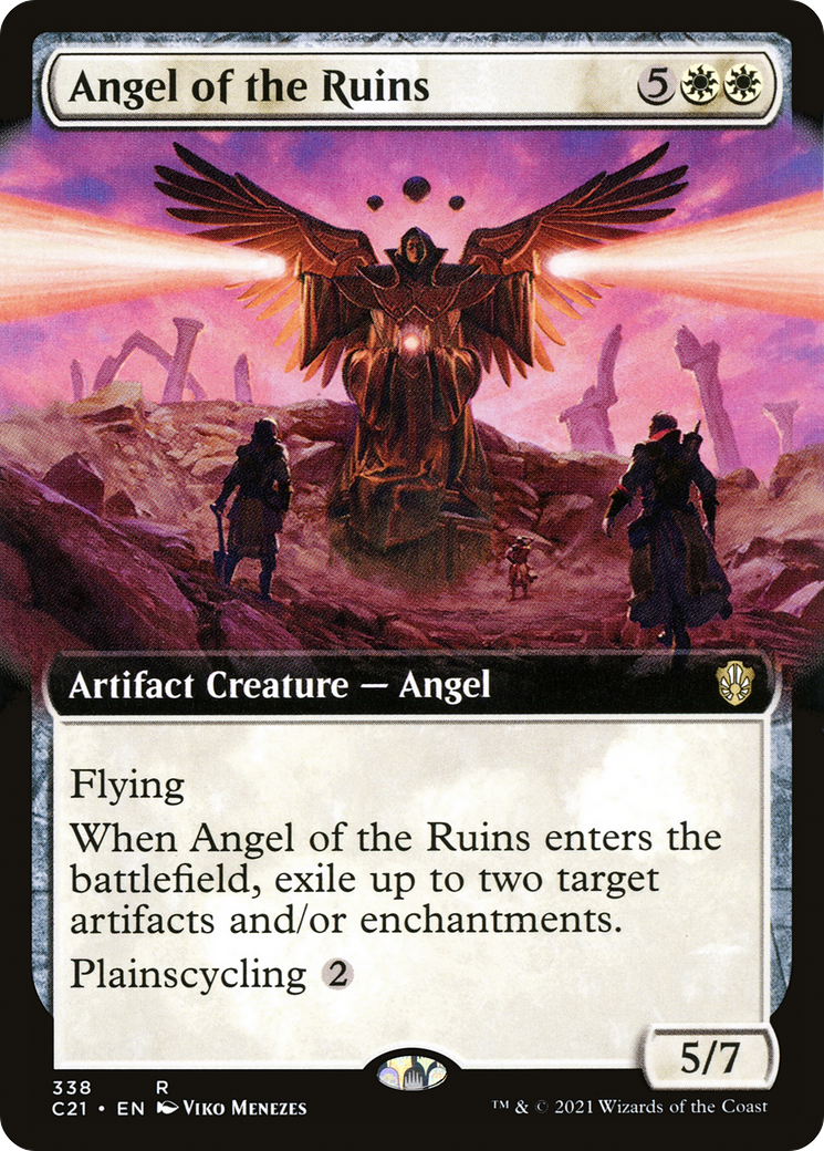Ange des ruines (C21-338) - Commander 2021 : (Extended Art)