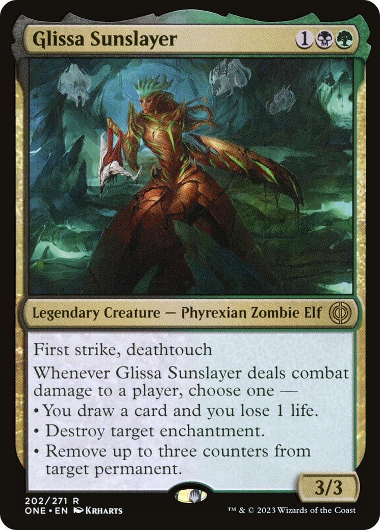Glissa Sunslayer (ONE-202) - Phyrexia: All Will Be One Foil