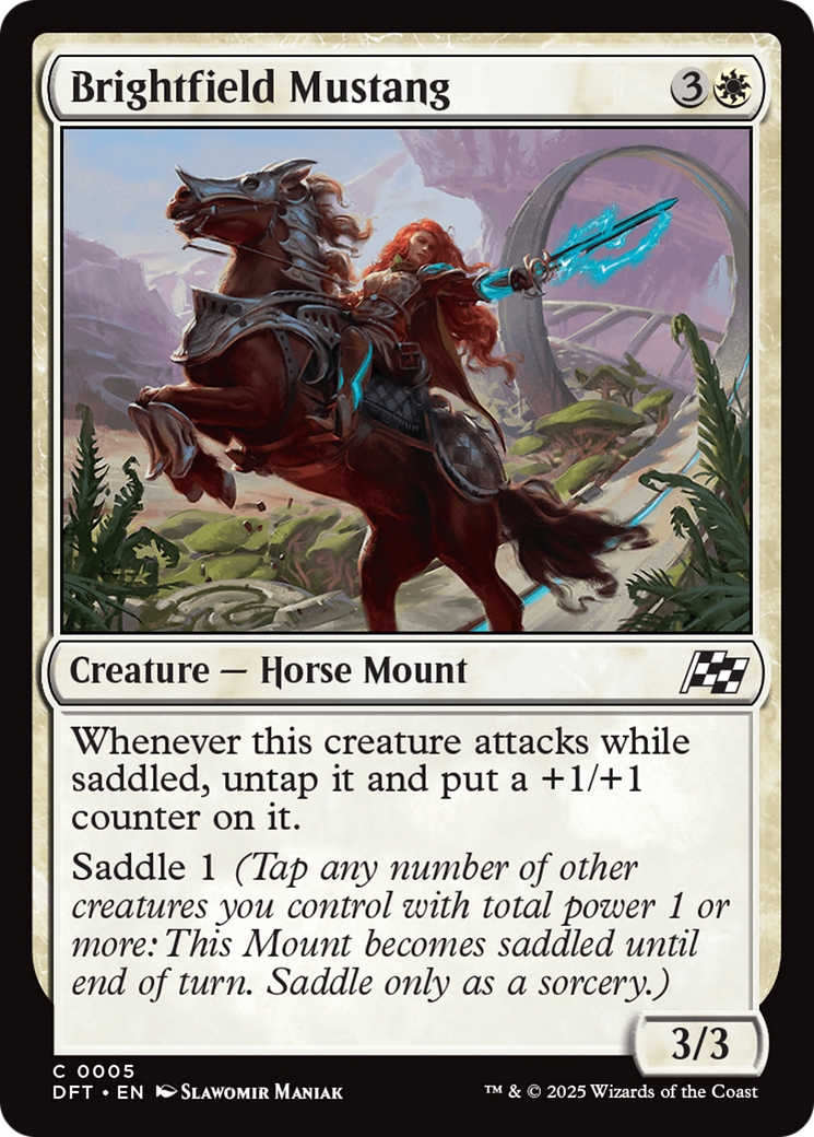 Brightfield Mustang (-005) - Aetherdrift Foil