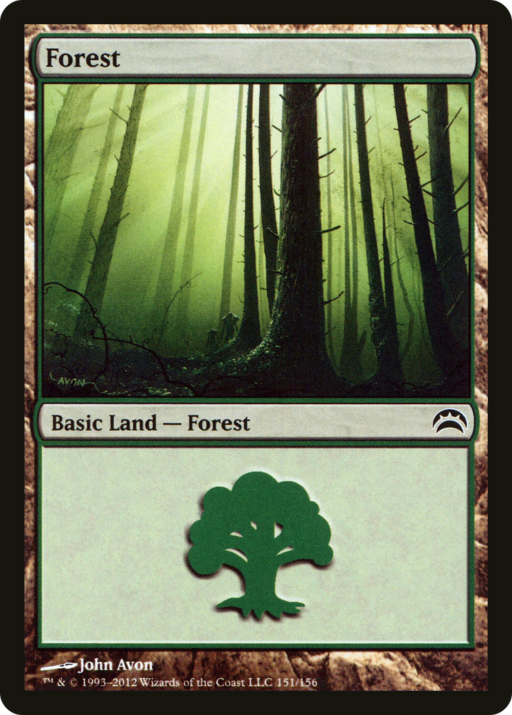 Forest (151) (PC2-151) - Planechase 2012 Foil