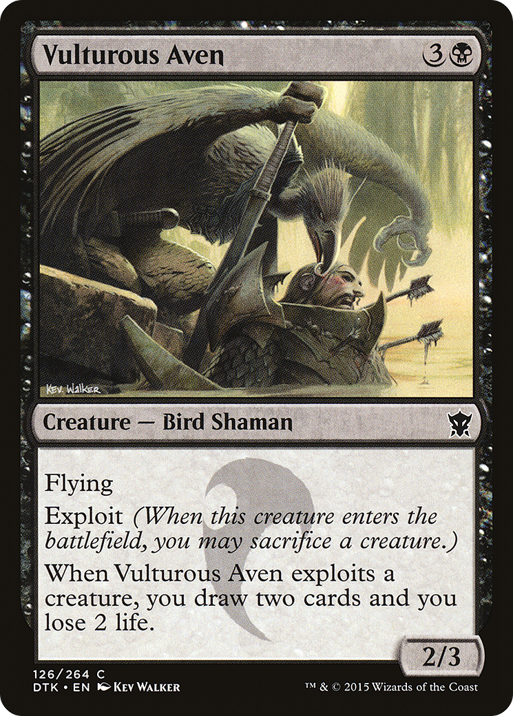 Aven vautour (DTK-126) – Dragons de Tarkir Foil