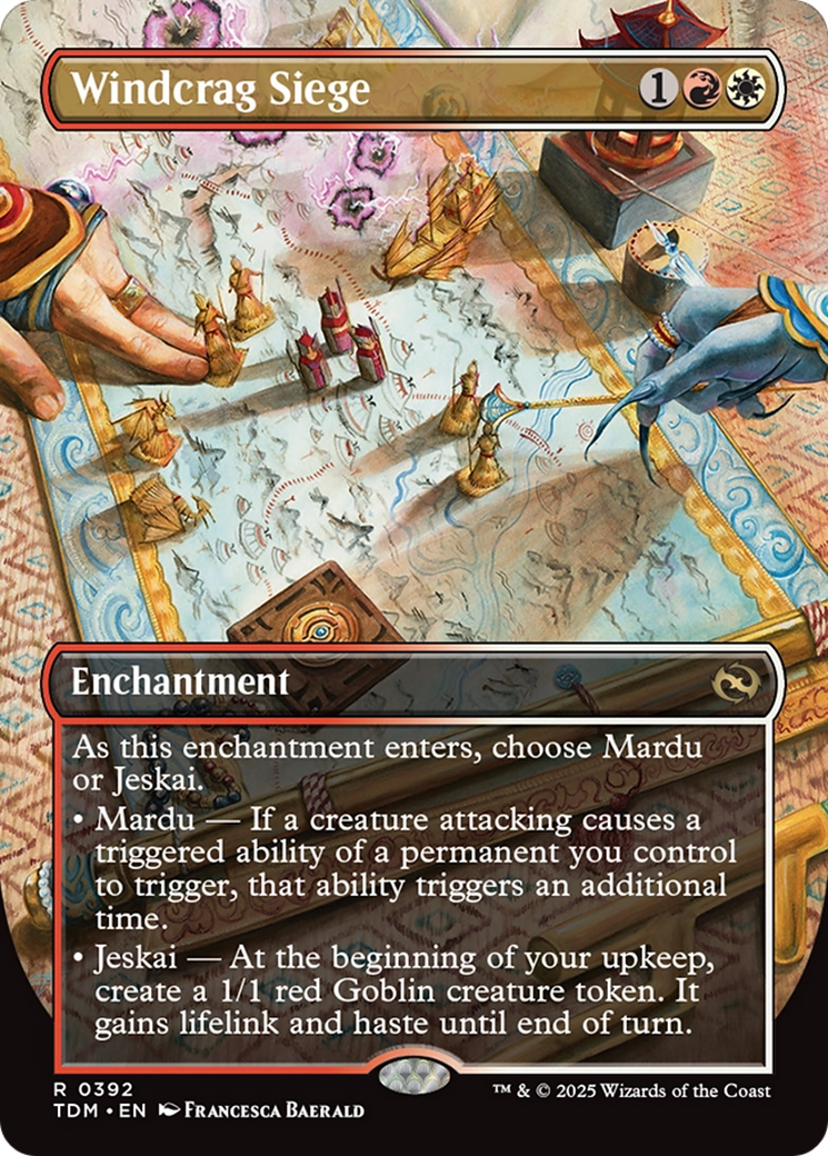 Siège de Windcrag (sans frontières) (TDM-392) - Tarkir : Tempête de dragons (Foil)