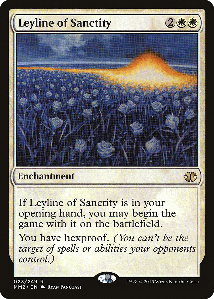 Leyline of Sanctity (MM2-023) - Modern Masters 2015 Foil