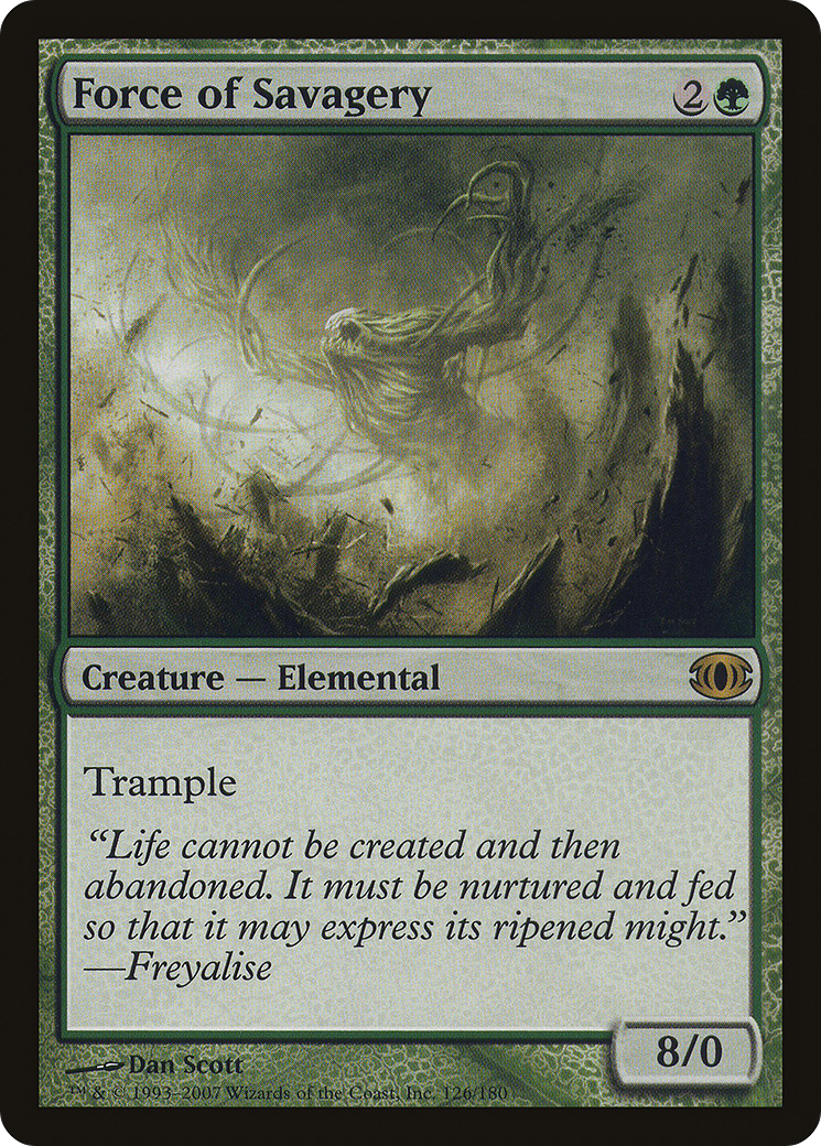 Force de la sauvagerie (FUT-126) - Vision du futur