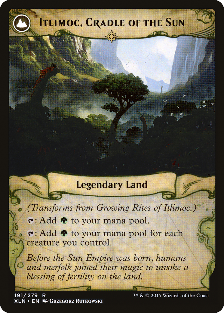 Growing Rites of Itlimoc (XLN-191) - Ixalan: (compasslanddfc) Foil