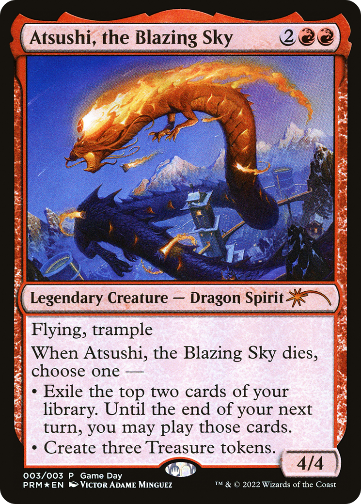 Atsushi, le Ciel Flamboyant (PW22-003) - Wizards Play Network 2022 Foil