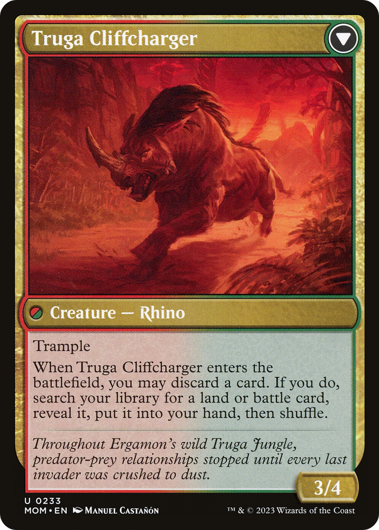 Invasion d'Ergamon // Truga Cliffcharger (MOM-233) - Marche de la Machine Foil