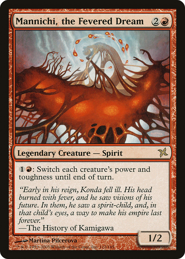 Mannichi, the Fevered Dream (BOK-112) - Betrayers of Kamigawa Foil