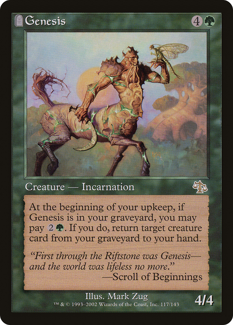 Genesis (JUD-117) - Judgment: (tombstone) Foil