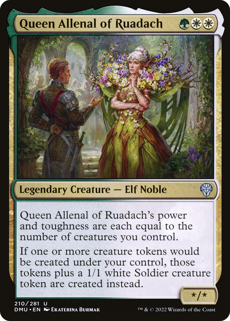 Reine Allenal de Ruadach (DMU-210) - Dominaria United Foil