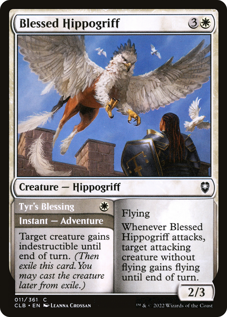 Blessed Hippogriff (CLB-011) - Commander Legends: Battle for Baldur's Gate