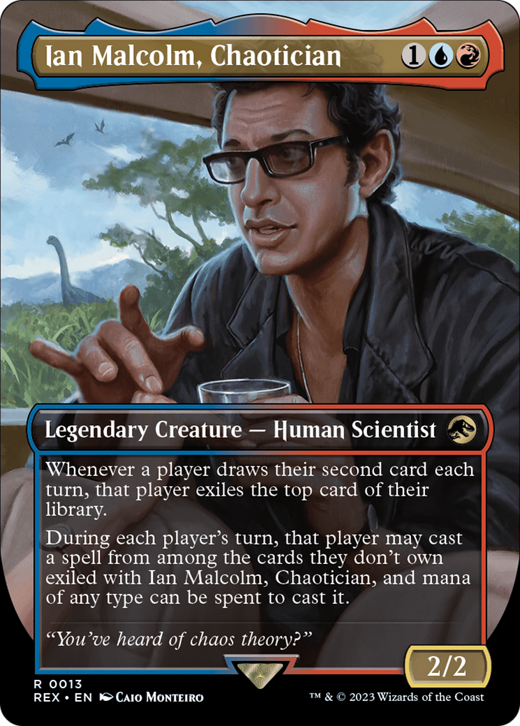 Ian Malcolm, Chaoticien (REX-013) - Collection Jurassic World (sans bordure)