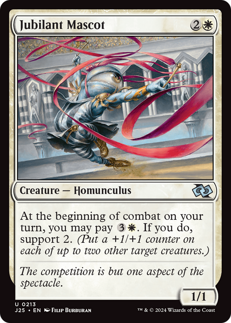 Mascotte jubilatoire (J25-213) - Fondations Jumpstart