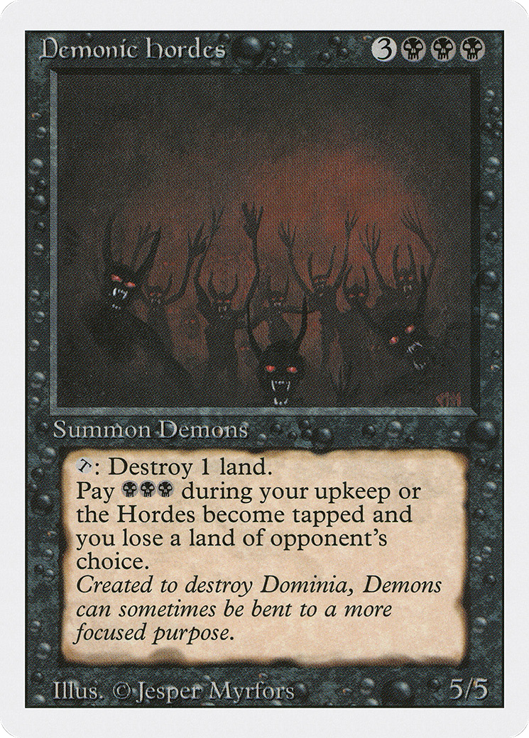 Demonic Hordes (3ED-104) - Revised Edition
