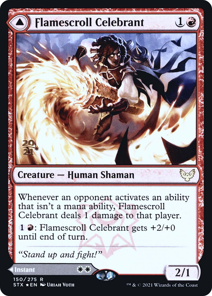 Flamescroll Celebrant (PRE-150) - Strixhaven: School of Mages Promos Foil