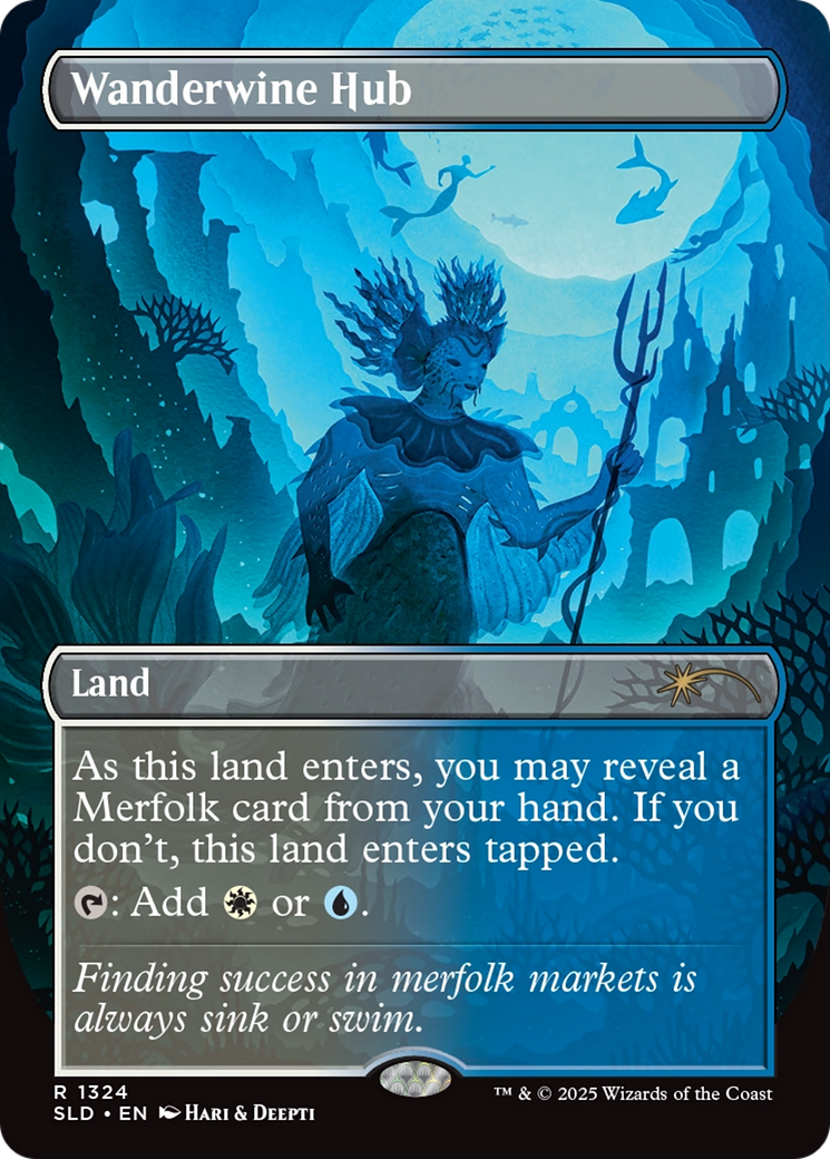 Wanderwine Hub (SLD-1324) - Secret Lair Drop (Borderless)