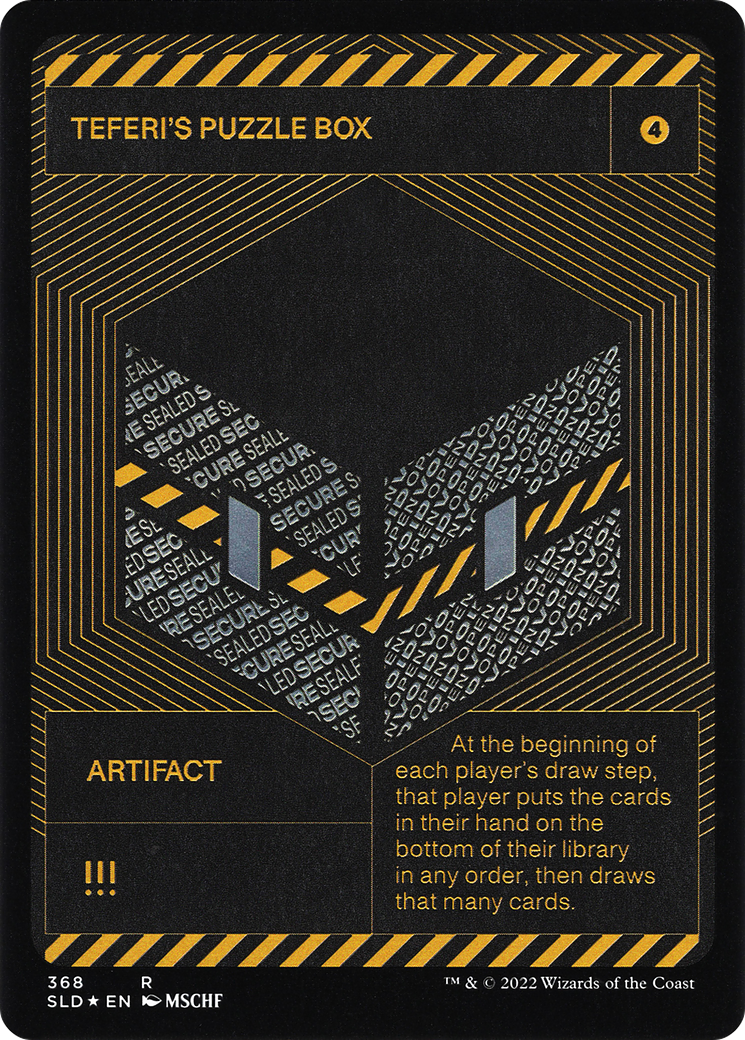 Teferi's Puzzle Box (Silver Laminate) (SLD-368) - Secret Lair Drop Foil
