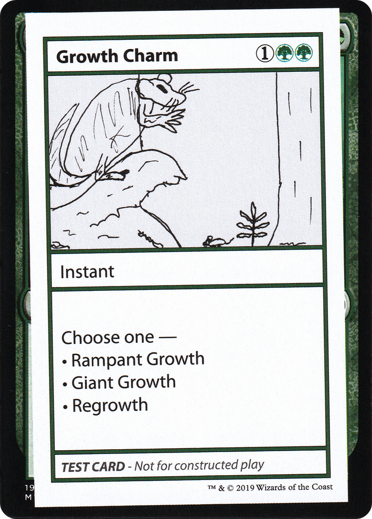 Growth Charm (No PW Symbol) (CMB1-) - Mystery Booster Playtest Cards 2021