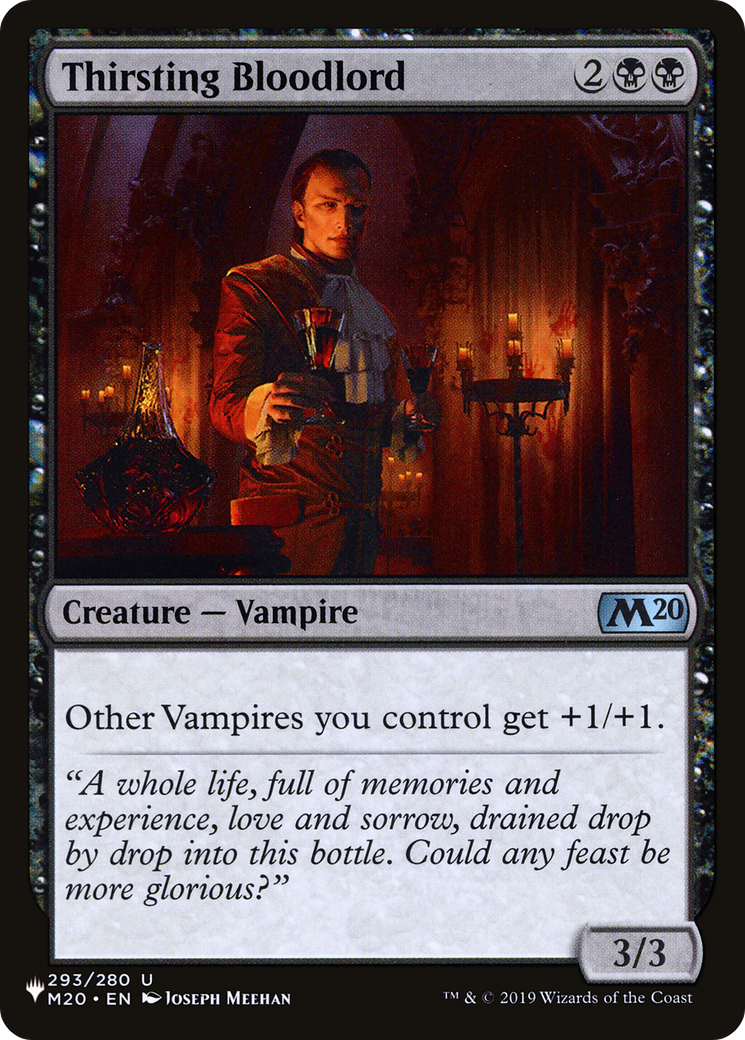 Thirsting Bloodlord (LIST-M20-293) - The List