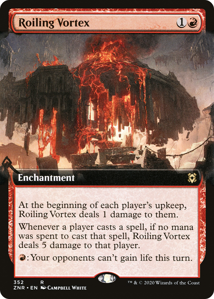 Roiling Vortex (Extended Art) (ZNR-352) - Zendikar Rising: (Extended Art)