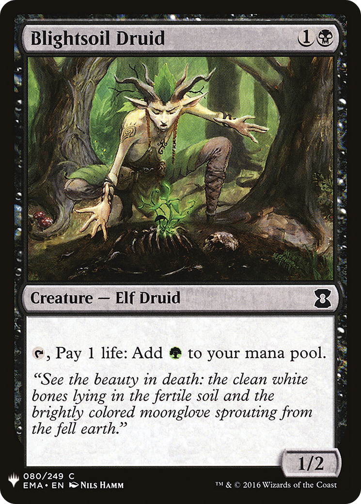 Blightsoil Druid (LIST-080) - The List
