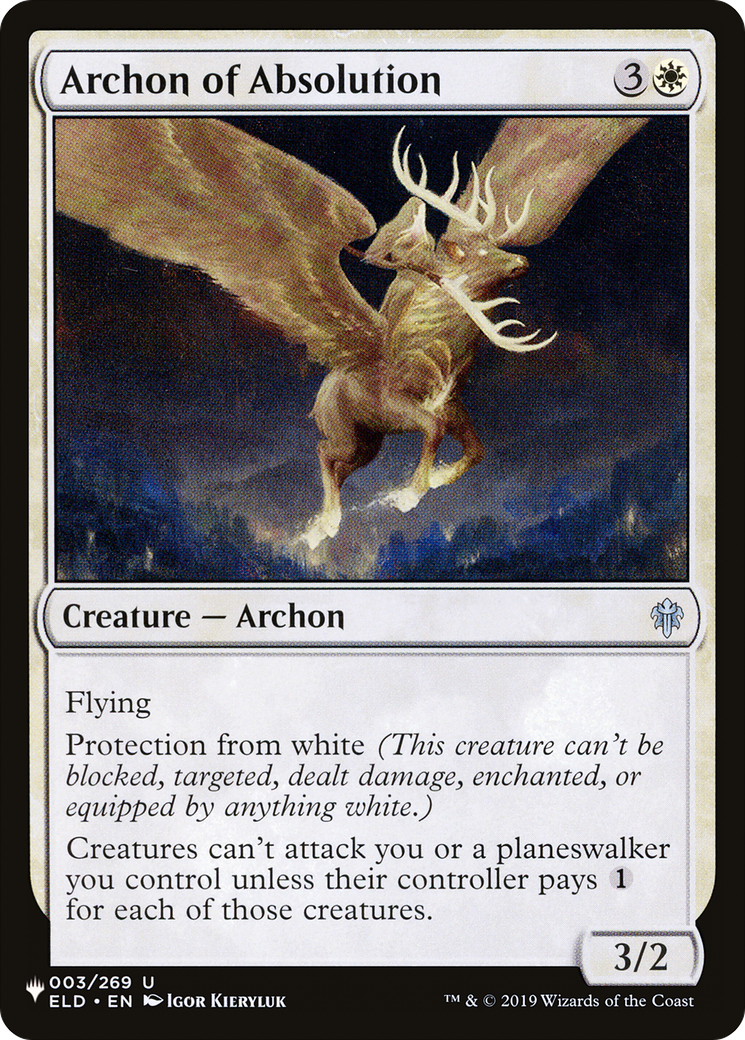 Archon of Absolution (LIST-ELD-3) - The List