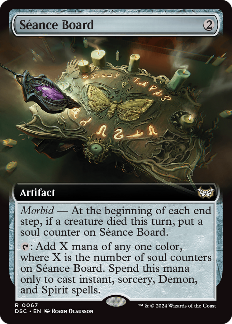 Tableau de séance (DSC-067) - Duskmourn : Commandant de la Maison de l'Horreur : (Extended Art)