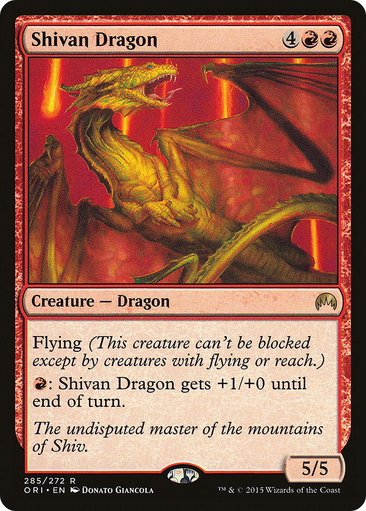 Shivan Dragon (ORI-285) - Magic Origins