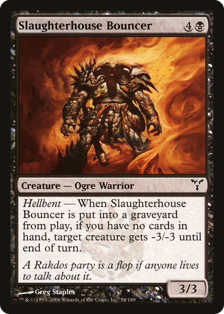 Slaughterhouse Bouncer (DIS-054) - Dissension Foil
