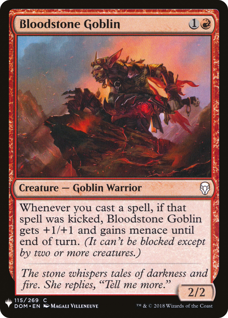 Bloodstone Goblin (LIST-115) - The List