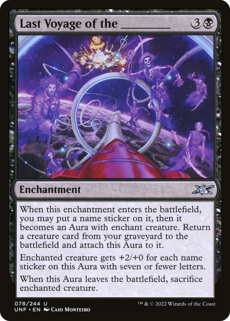 Dernier voyage du _____ (UNF-078) - Unfinity Foil