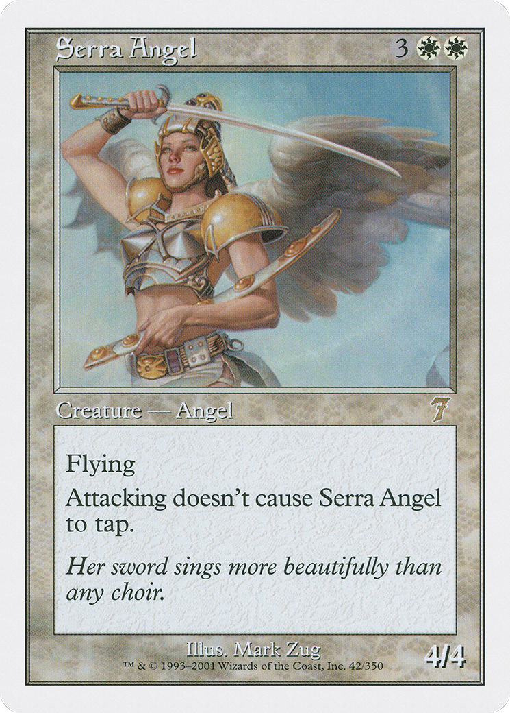 Serra Angel (7ED-042) - Seventh Edition