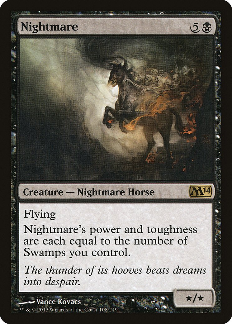 Cauchemar (M14-108) - Magic 2014 Foil
