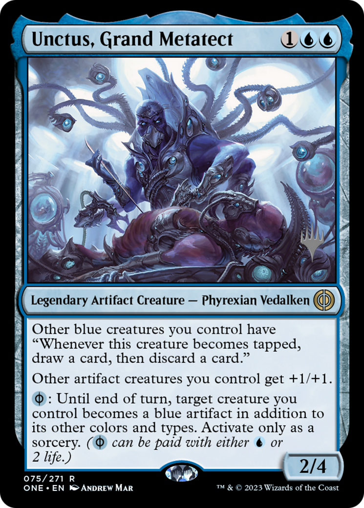 Unctus, Grand Metatect (PPONE-075) - Phyrexia: All Will Be One Promos Foil