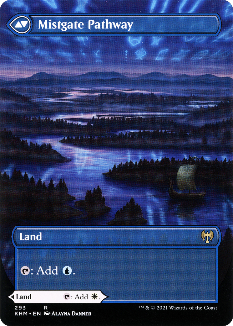 Voie Hengegate // Voie Mistgate (KHM-293) - Kaldheim : (Vitrine) (Sans bordure) Foil