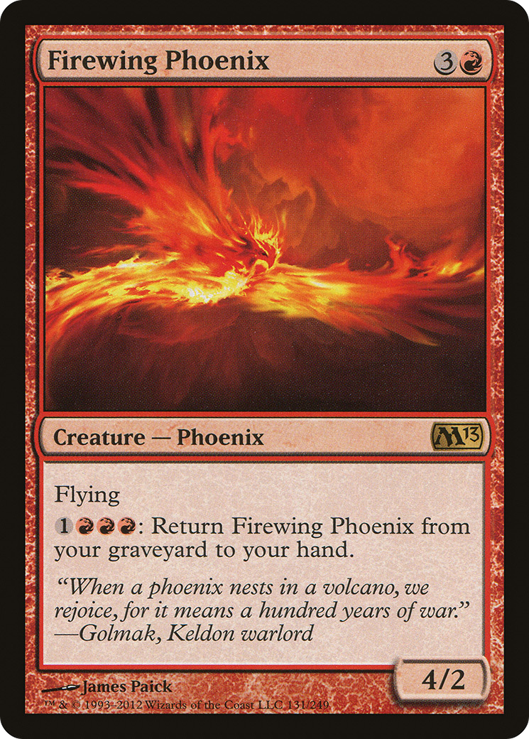 Phénix Aile de Feu (M13-131) - Magic 2013 Foil