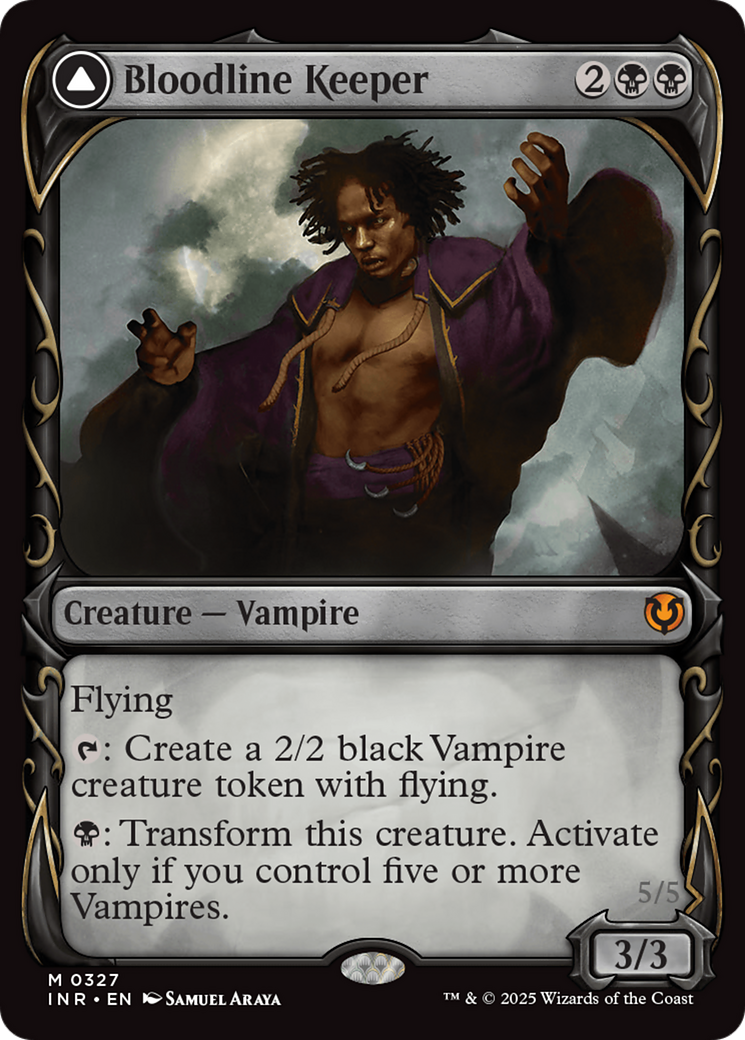 Bloodline Keeper // Seigneur de la Lignée (Vitrine) (INR-327) - Innistrad Remastered Foil